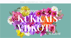 Desktop Screenshot of kukkaisviikot.fi